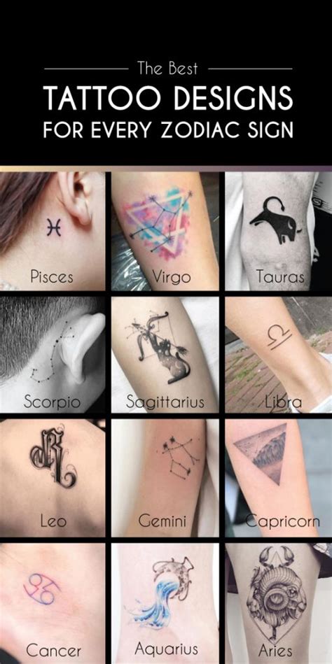 horoscopo tattoo|best astrological tattoos.